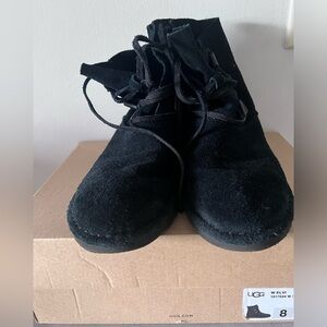Black Ugg boots, size 8